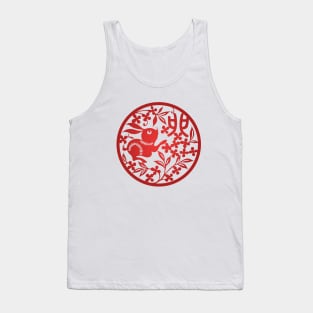 Chinese Zodiac ver.2 Rabbit in Red Tank Top